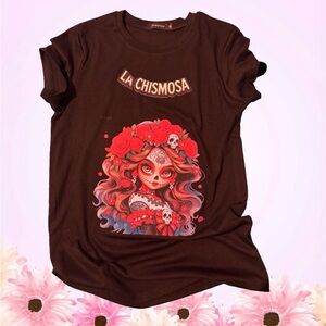 La Chismosa Women's Unisex Soft T-Shirt Short Sleeve